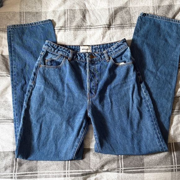 Rolla’s Classic High Rise Straight Jean - Picture 2 of 5
